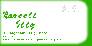 marcell illy business card